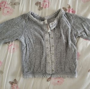 Hanna Andersson reversible cardigan 80 cm
